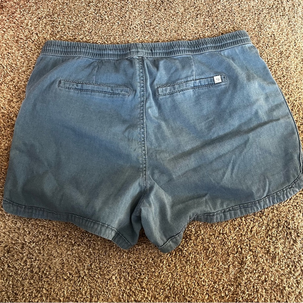 Supplies Blue Jean Shorts with Drawstring SZXL - Picture 2 of 6